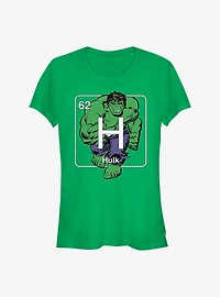 Marvel The Hulk Periodic Girls T-Shirt