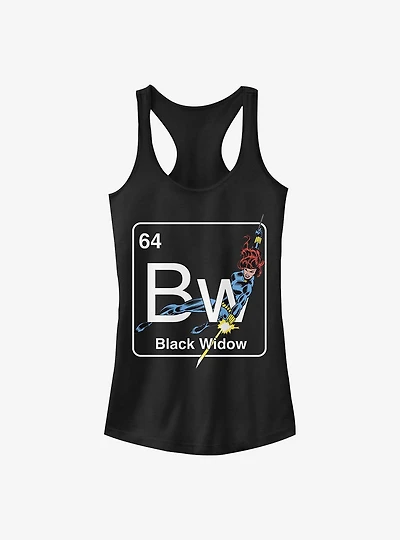 Marvel Black Widow Periodic Girls Tank