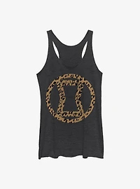 Marvel Black Widow Icon Leopard Fill Girls Tank