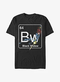 Marvel Black Widow Periodic T-Shirt