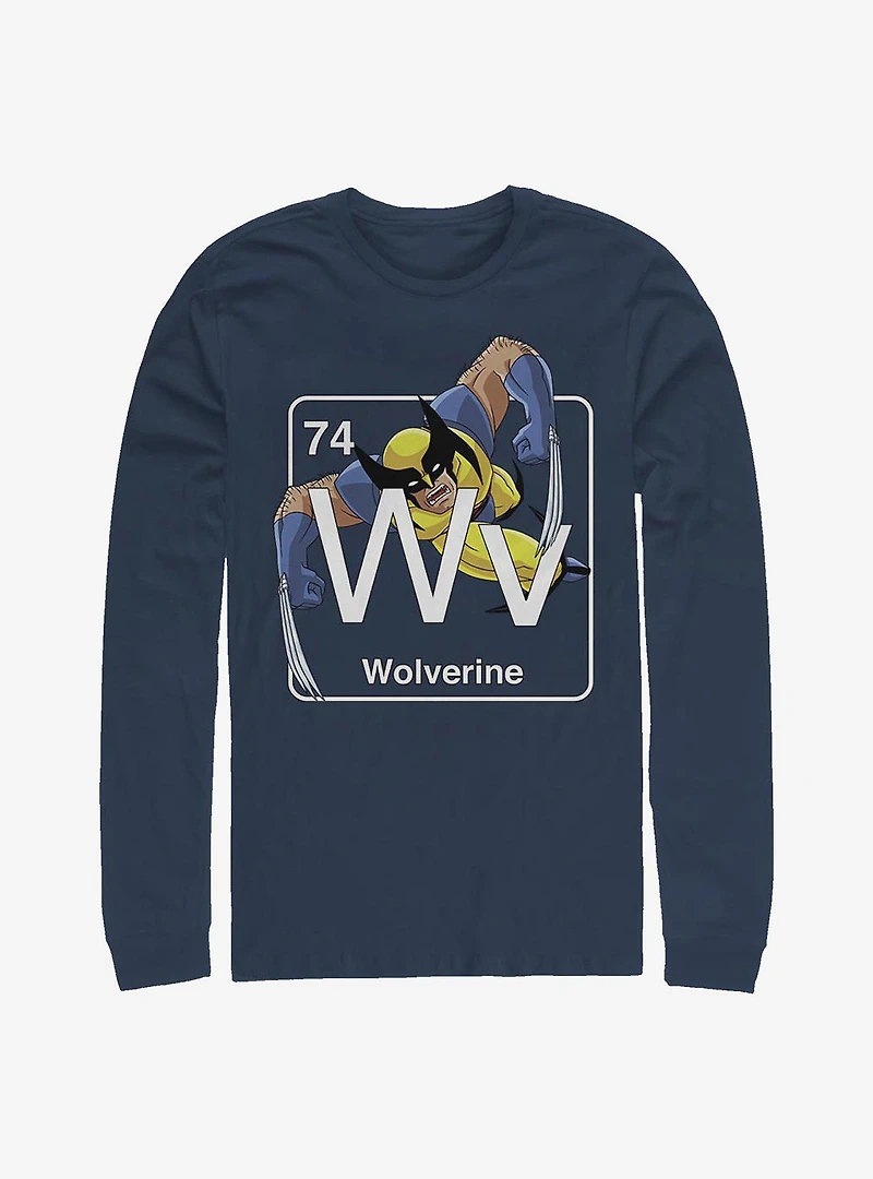 Marvel Wolverine Periodic Long-Sleeve T-Shirt
