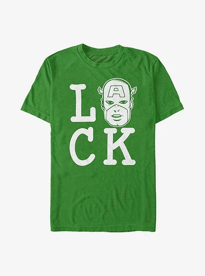 Marvel Captain America Captain Of Luck T-Shirt