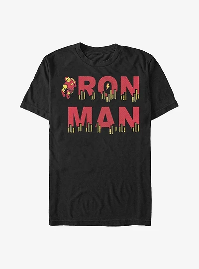 Marvel Iron Man Halftone T-Shirt