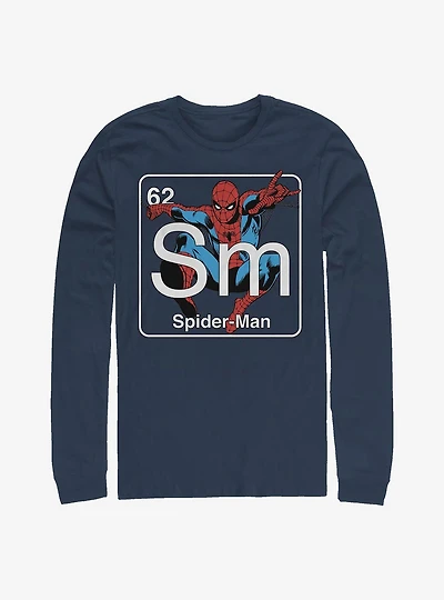 Marvel Spider-Man Periodic Spider Man Long-Sleeve T-Shirt