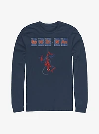 Marvel Spider-Man Spider Tiles Long-Sleeve T-Shirt