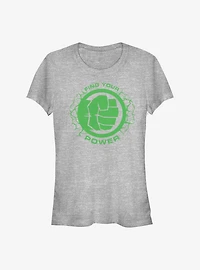 Marvel The Hulk Power Of Girls T-Shirt