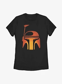 Star Wars Boba Pumpkin Womens T-Shirt