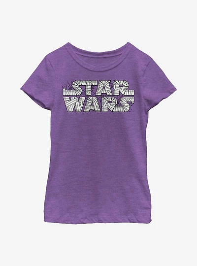 Star Wars Mummy Logo Youth Girls T-Shirt