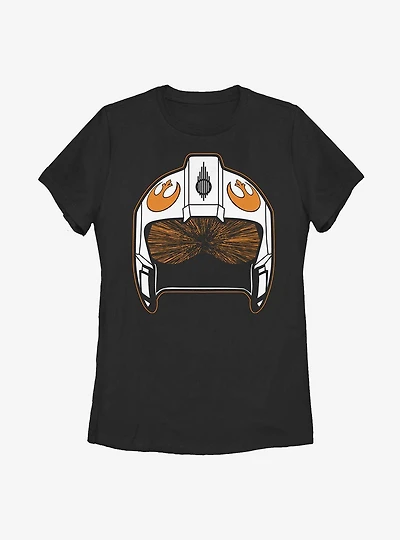 Star Wars X-Wing Skull Womens T-Shirt
