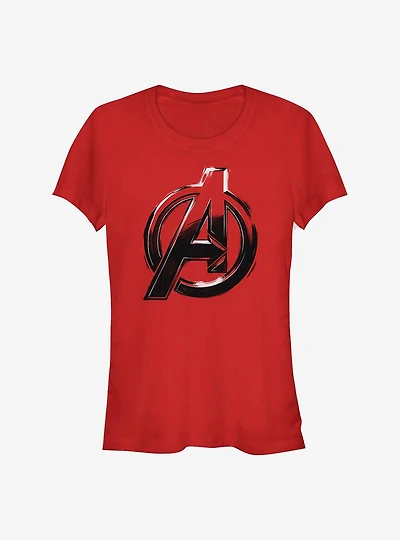 Marvel Avengers Logo Sketch Girls T-Shirt