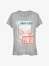 Marvel Spider-Man Spider Power Girls T-Shirt