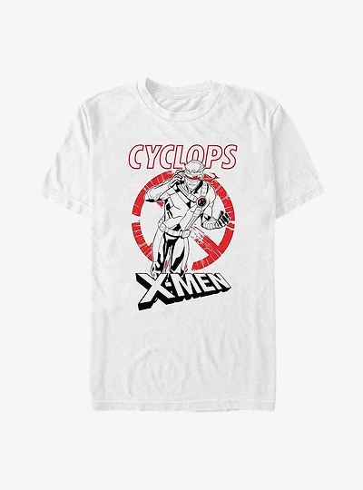 Marvel X-Men Cyclops Red White Black T-Shirt