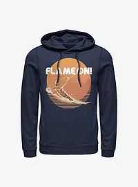 Marvel Fantastic Four Retro Flame Hoodie