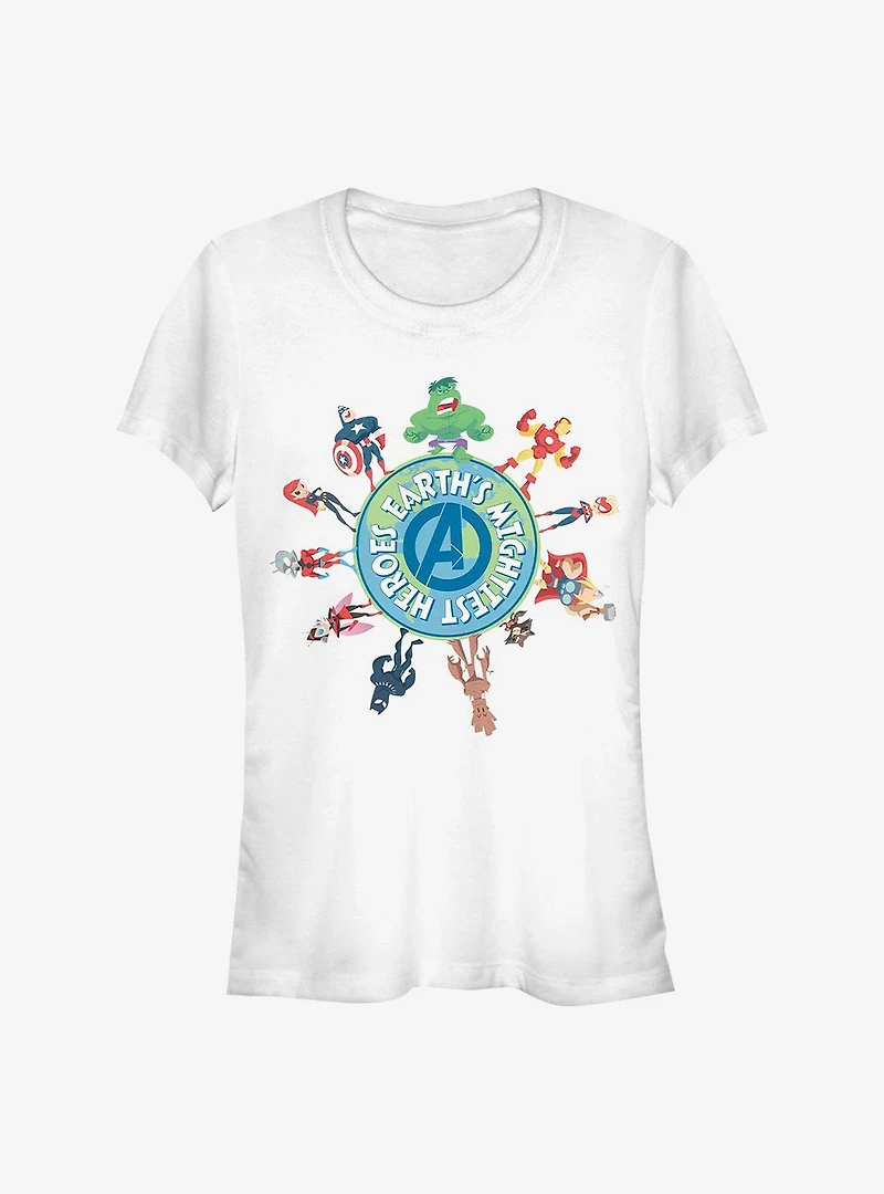 Marvel Avengers Planet Heroes Girls T-Shirt