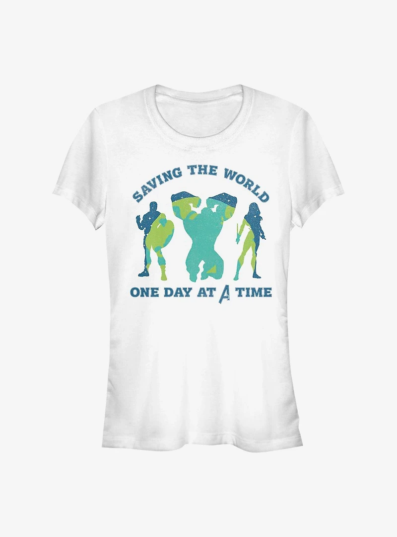 Marvel Avengers Team Earth Day Girls T-Shirt