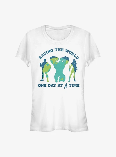 Marvel Avengers Team Earth Day Girls T-Shirt