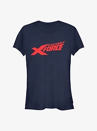 Marvel Deadpool Uncanny Logo Girls T-Shirt