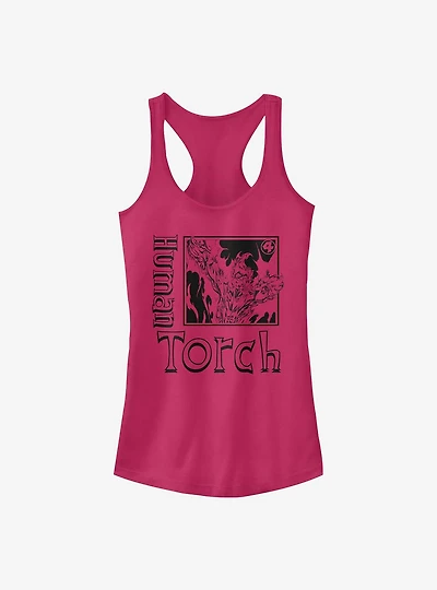 Marvel Fantastic Four Torch Pose Girls Tank