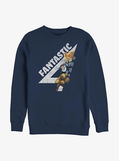 Marvel Fantastic Four Fantastically Vintage Crew Sweatshirt
