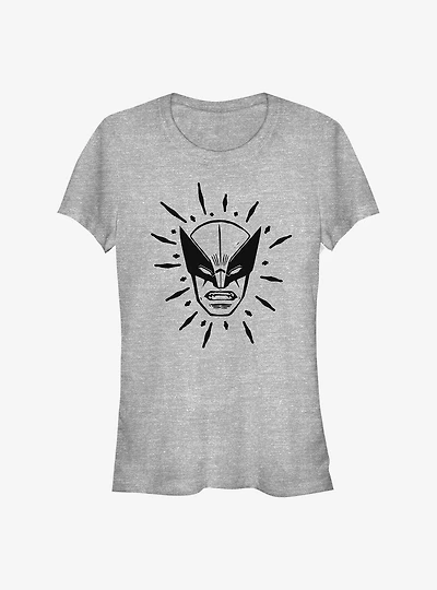 Marvel Wolverine Head Girls T-Shirt