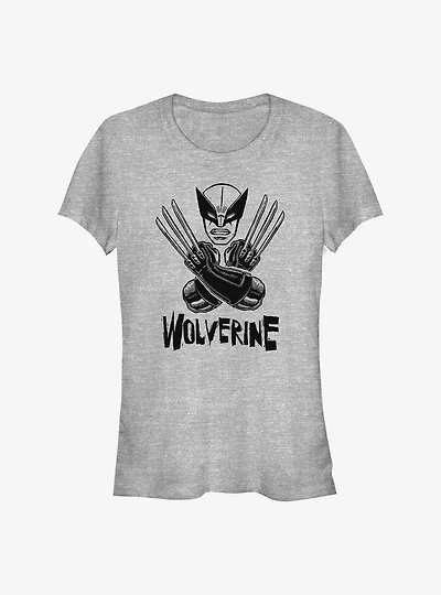 Marvel Wolverine Head Girls T-Shirt