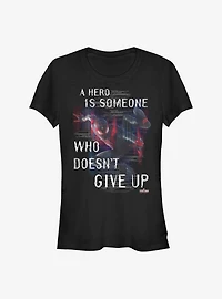 Marvel Spider-Man Miles Morales Don't Give Up Girls T-Shirt