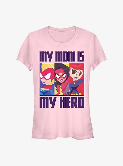 Marvel Hero Mom Boxup Girls T-Shirt