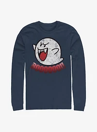 Nintendo Mario Boo Ghost Long-Sleeve T-Shirt