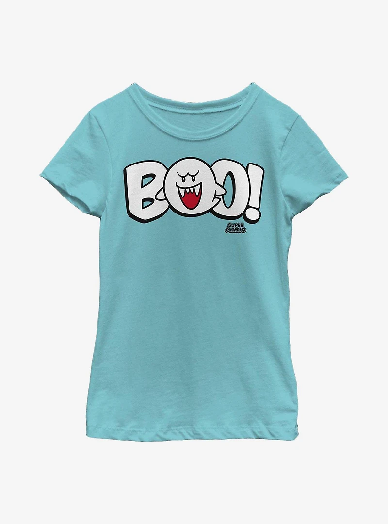 Nintendo Mario Boo Youth Girls T-Shirt