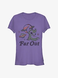 Disney Lilo & Stitch Far Out Stitch Girls T-Shirt