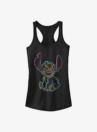 Disney Lilo & Stitch Neon Girls Tank