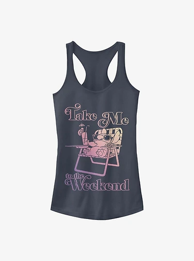Disney Lilo & Stitch Weekend Stitch Girls Tank