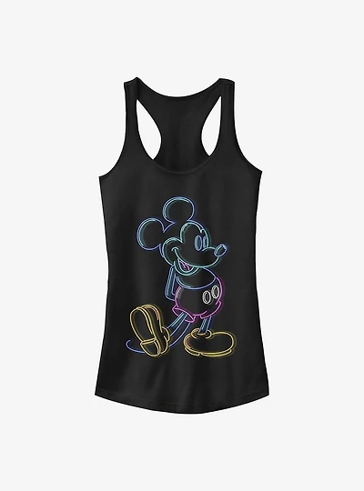 Disney Mickey Mouse Neon Girls Tank