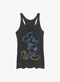 Disney Mickey Mouse Neon Mickey Girls Tank