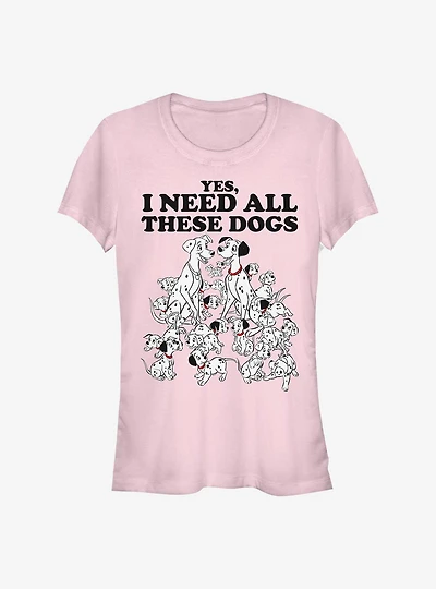 Disney 101 Dalmatians All These Dogs Girls T-Shirt