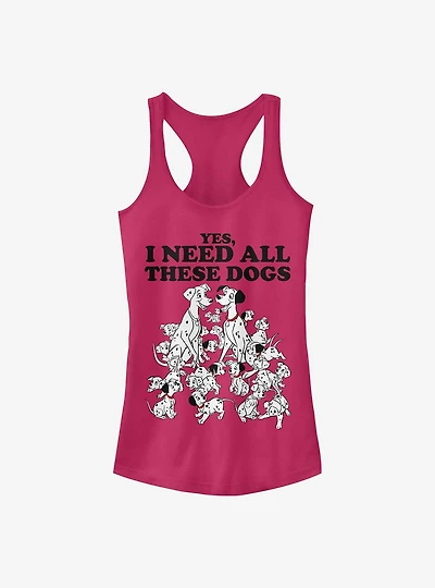 Disney 101 Dalmatians All These Dogs Girls Tank