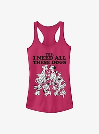 Disney 101 Dalmatians All These Dogs Girls Tank