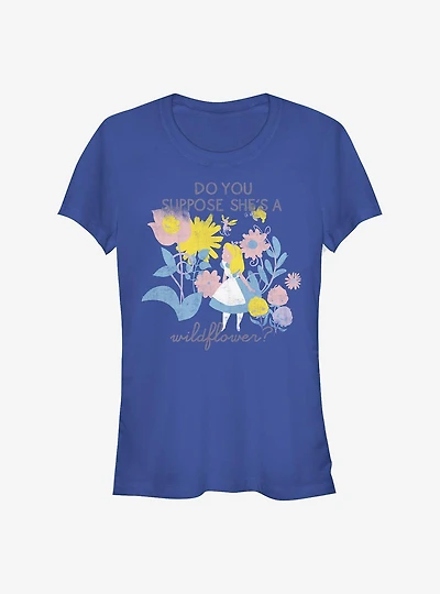 Disney Alice In Wonderland Wildflower Girls T-Shirt