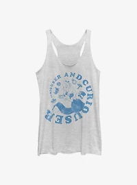 Disney Alice In Wonderland Alice Curiouser And Curiouser Girls Tank