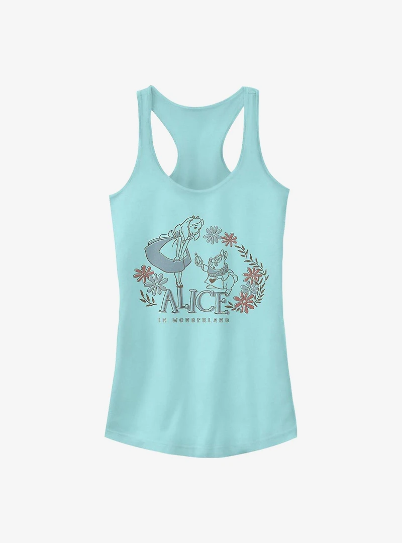Disney Alice In Wonderland Alice Rabbit Girls Tank