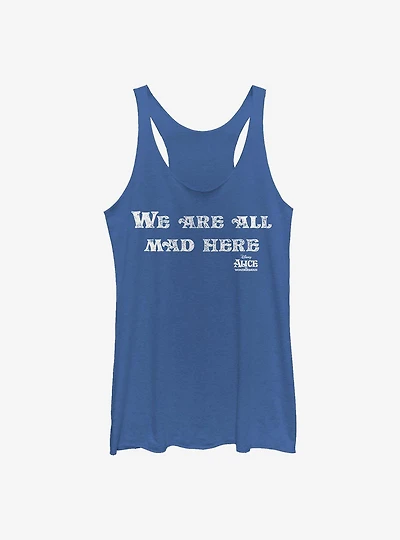 Disney Alice In Wonderland All Mad Here Girls Tank