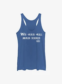 Disney Alice In Wonderland All Mad Here Girls Tank