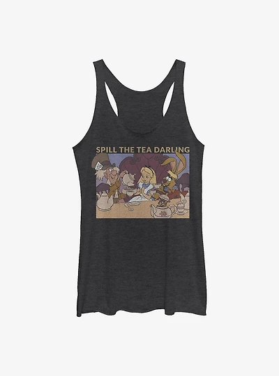 Disney Alice Wonderland Spill The Tea Girls Tank