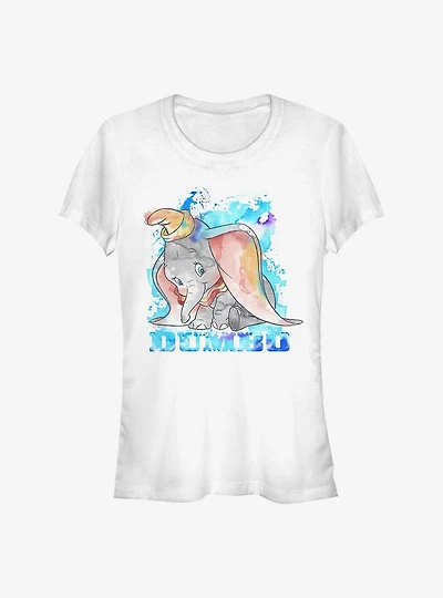 Disney Dumbo Watercolor Dumbo Girls T-Shirt