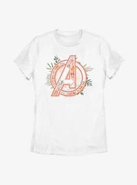 Marvel Avengers Floral Womens T-Shirt