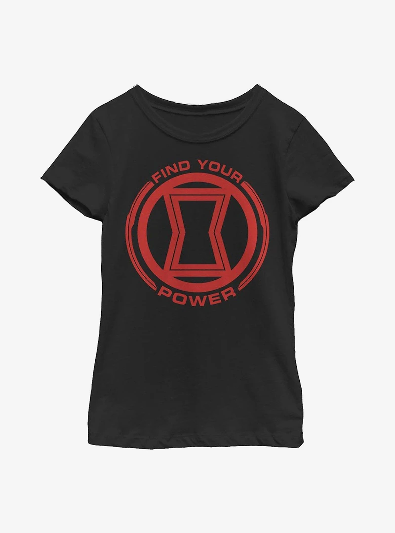 Marvel Black Widow Power Of Youth Girls T-Shirt