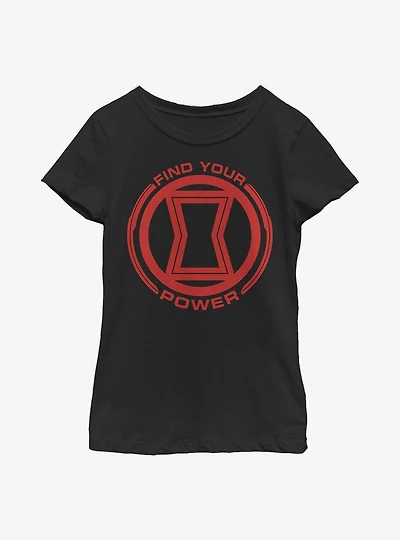 Marvel Black Widow Power Of Youth Girls T-Shirt