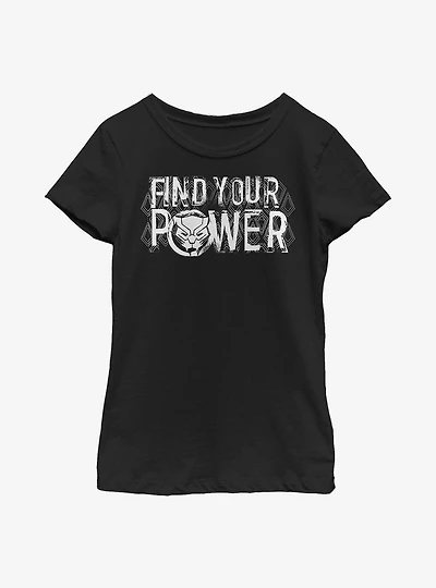 Marvel Black Panther Power Youth Girls T-Shirt
