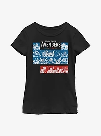 Marvel Avengers Periodic Youth Girls T-Shirt