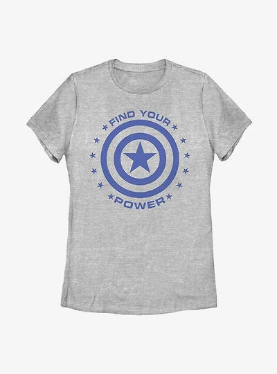 Marvel Captain America Power Womens T-Shirt